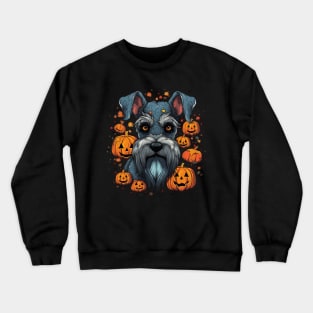 Miniature Schnauzer Halloween Crewneck Sweatshirt